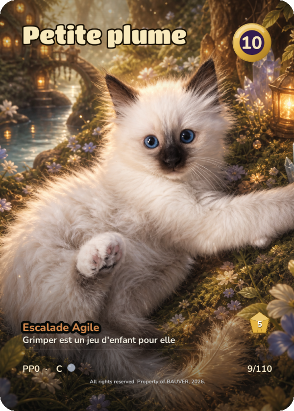 Carta Petite plume — Felino, Común