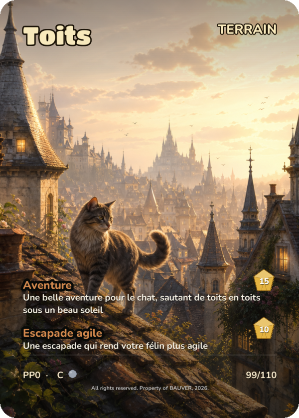Carte Toits — Terrain, Commune